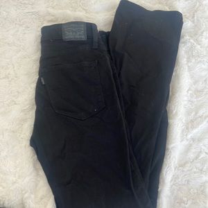 ADORABLE FLARE BLACK JEANS